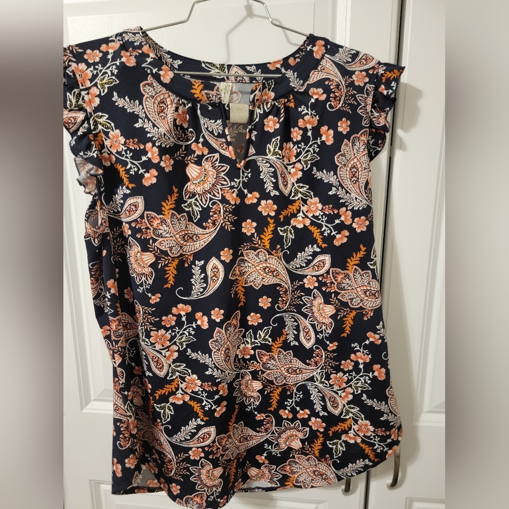 Perception Concepts floral top